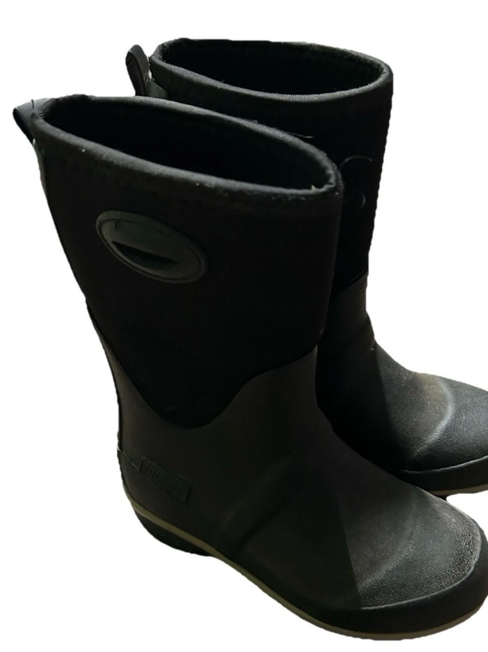 Toddler Western Chief Neoprene Black Muck Rain Farm Boots Size 12